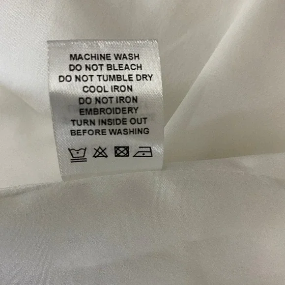 Tularosa Mini Dress Women's M White Lace Mesh Sheer A Line Beach Boho Summer - Picture 6 of 6